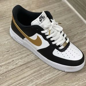 Gold & Black  AF1s (Not Really $500)